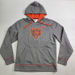 NFL TEAM APPAREL TX3 Warm Chicago‎ Bears Pullover Hoodie Gray Men's Sz M EUC